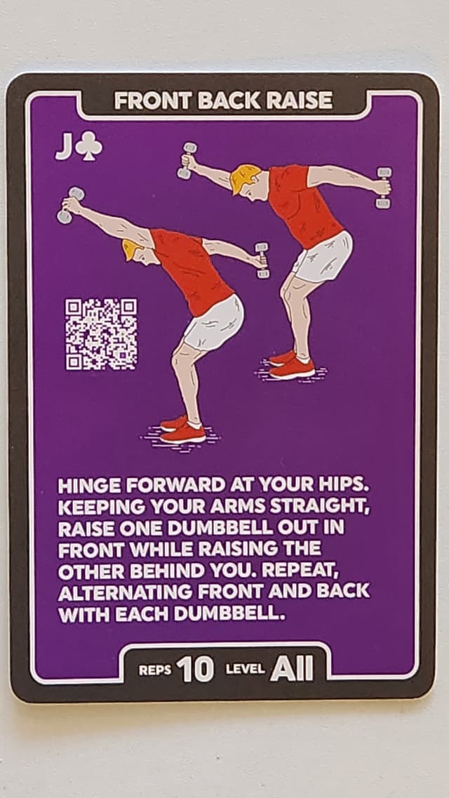 Illustration of FRONT BACK RAISE exercise