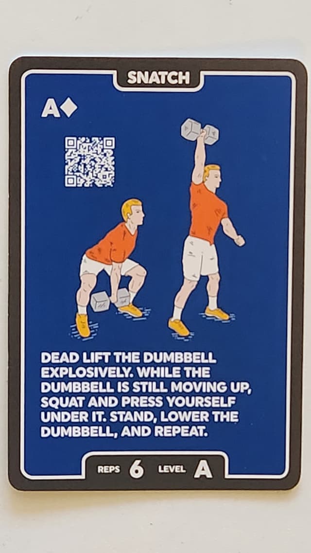 Illustration of SNATCH exercise