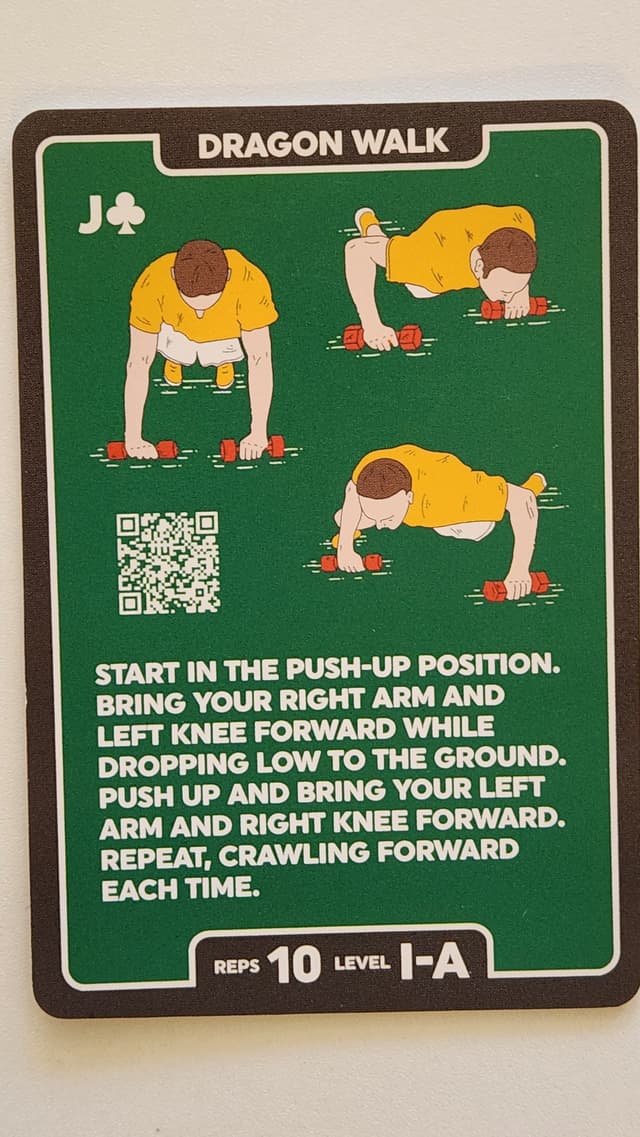 Illustration of DRAGON WALK exercise