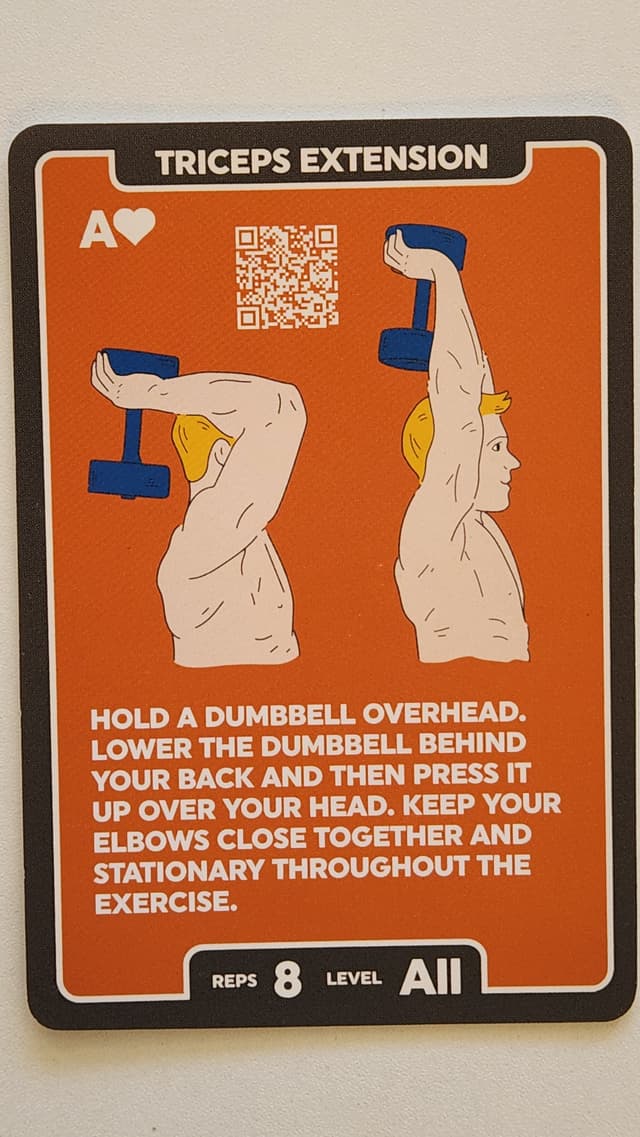 Illustration of TRICEPS EXTENSION exercise